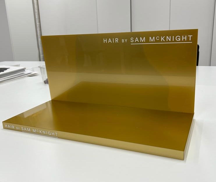 Golden L-Board counter display