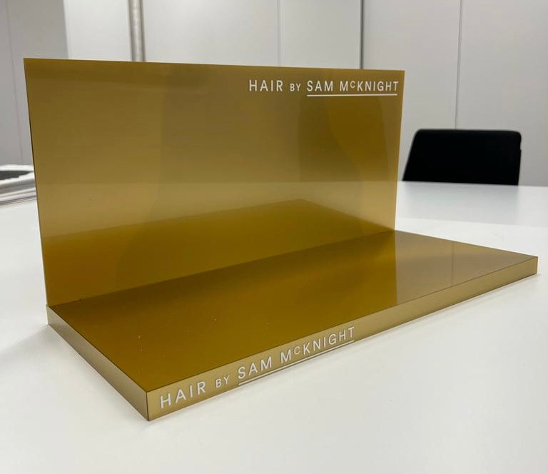 Golden L-Board counter display