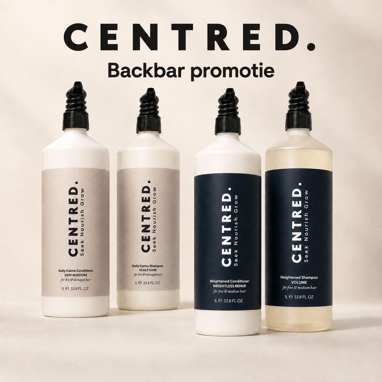 Centred Backbar promotie